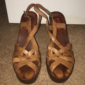 Michael Kors platform wedges